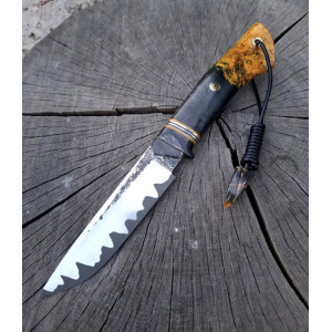 БДЖІЛКА ніж ручної роботи майстра Павла Гончаренка, замовити купити в Україні, порошкова сталь S390, 67 HRC. Photo 3